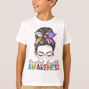 Camiseta Problemas de Saúde Cérebro Doença Mental Alarme