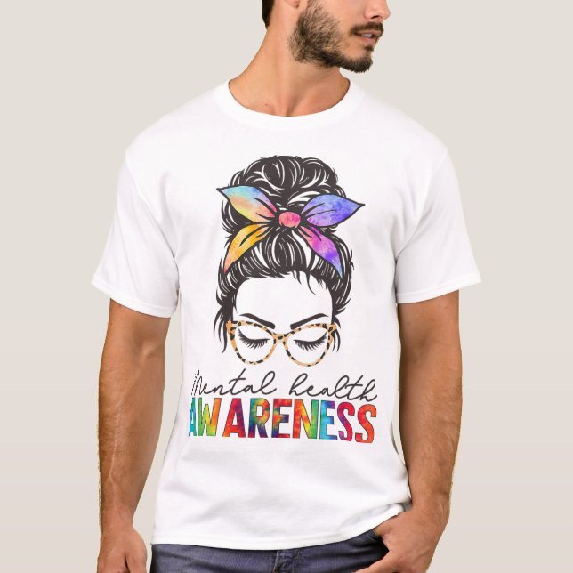 Camiseta Problemas de Saúde Cérebro Doença Mental Alarme (Frente)