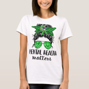 Camiseta Problemas de saúde Mensy Bun Gift Mental Health Aw