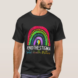 Camiseta Problemas De Saúde Mental Acabam Com O Estigma Rai
