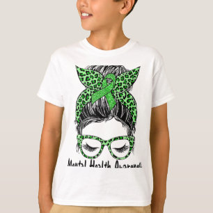 Camiseta Problemas de Saúde Mental do Armamento Sensibiliza