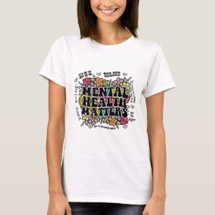 Camiseta Problemas de saúde mental Mulheres Homens Criança