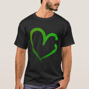 Camiseta Problemas de saúde Mês de Sensibilização do Coraçã