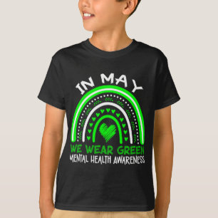 Camiseta Problemas de Saúde Nós Usamos Verde Conscientizaçã