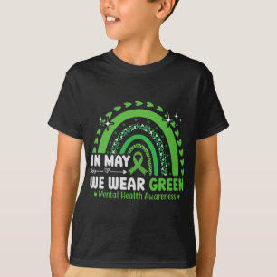 Camiseta Problemas de Saúde Nós Usamos Verde Conscientizaçã