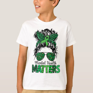 Camiseta Problemas de saúde Sensibilização Mensageira Mulhe