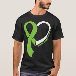 Camiseta Problemas de saúde Sensibilização Mês de maio Verd