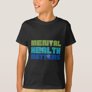 Camiseta Problemas De Saúde Verde Para Sensibilização Para