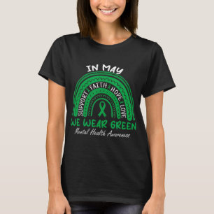 Camiseta Problemas de saúde Vestimos o Green Mental Health