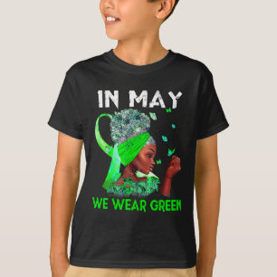Camiseta Problemas de saúde Vestimos o Green Mental Health