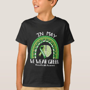 Camiseta Problemas de saúde Vestimos o Green Mental Health