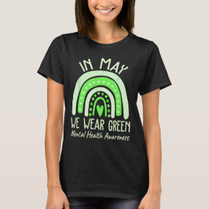 Camiseta Problemas de saúde Vestimos o Green Mental Health 