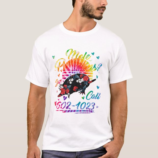 Camiseta Problemas do Mole Day Apenas chame Avogadro (Frente)
