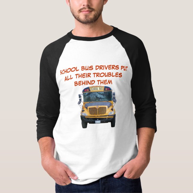 Camiseta Problemas do motorista de auto escolar (Frente)