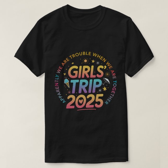 Camiseta Problemas Do Tie Dye Trip 2025 Quando Estamos Junt (Frente do Design)