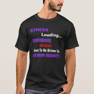 Camiseta problemas, ESFORÇO, carregando…, ADVERTINDO: ,