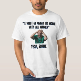 Camiseta Problemas masculinos da enfermeira