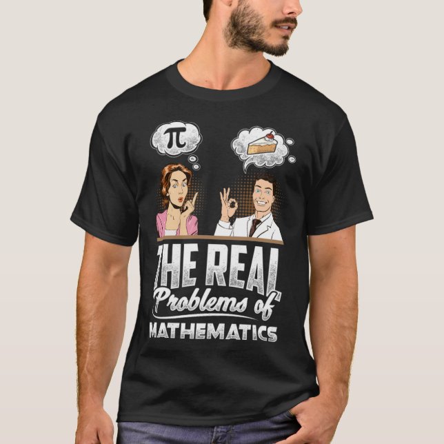 Camiseta Problemas Matemáticos da Matemática Pi vs Fal (Frente)