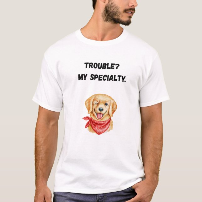 Camiseta Problemas? Minha especialidade. (Frente)