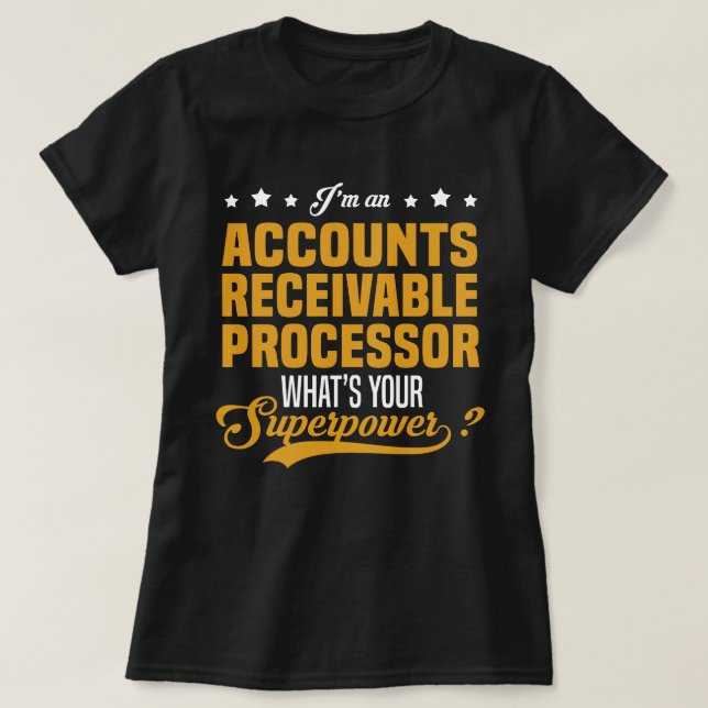Camiseta Processador de Contas a Receber (Frente do Design)