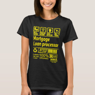 CAMISETA PROCESSADOR DE EMPRÉSTIMO HIPOTECÁRIO RESOLVE PROB