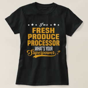 Camiseta Processador de produto novo