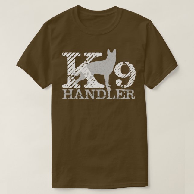 Camiseta Processador K9 German shepherd de unidade K9 (1) (Frente do Design)