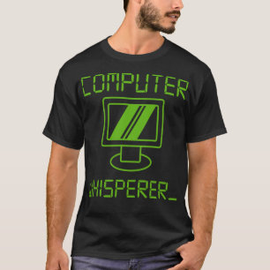 Camiseta Processador Whper Engraçado de Nerd de TI Tecnolog