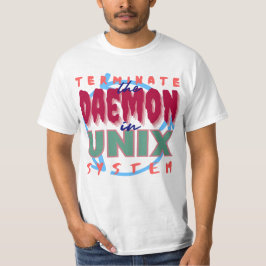 Camiseta Processo Daemon em Sistemas Unix