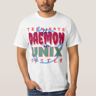 Camiseta Processo Daemon em Sistemas Unix