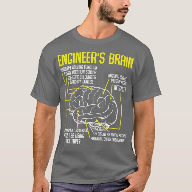 Camiseta Processo de Jogos de Engenharia Engraçado pelo Cér (Frente)