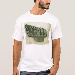Camiseta Procissão de guerreiros de Elamite, Susa, Irã,