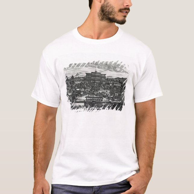 Camiseta Procissão de Macau, uma ilustração (Frente)