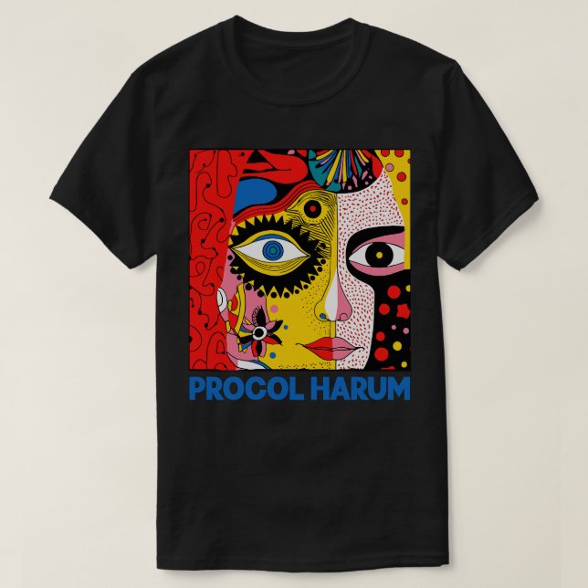 Camiseta Procol Harum Original Fan Tributar Design (Frente do Design)