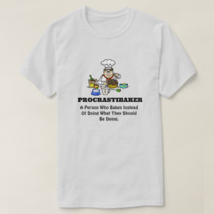 Camiseta Procrastibaker Baking