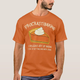 Camiseta Procrastibaking Deliciosa Arte Baking Design