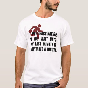 Camiseta Procrastinação