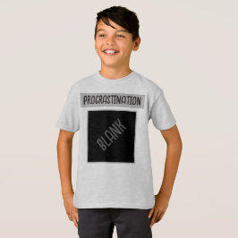 Camiseta Procrastinação (Gráficos Vazios)