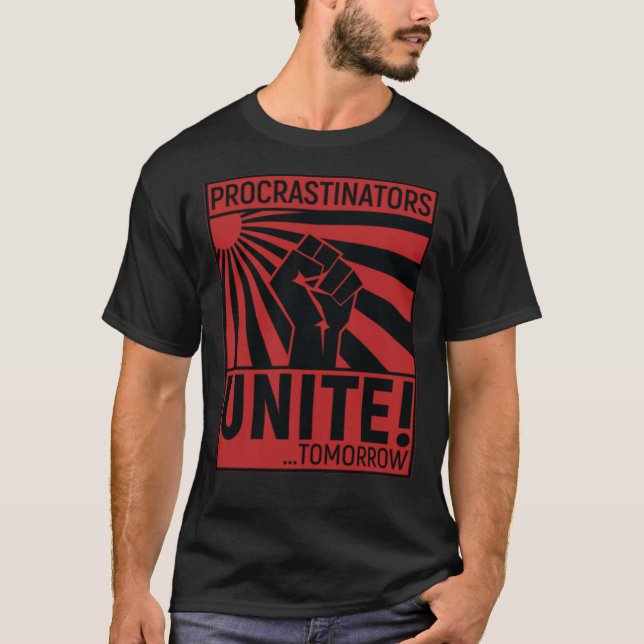 Camiseta Procrastinadores Unem T-Shirt Clássico (Frente)