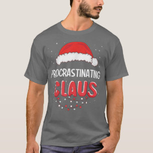 Camiseta Procrastinando os Cos de Natal do Papai Noel