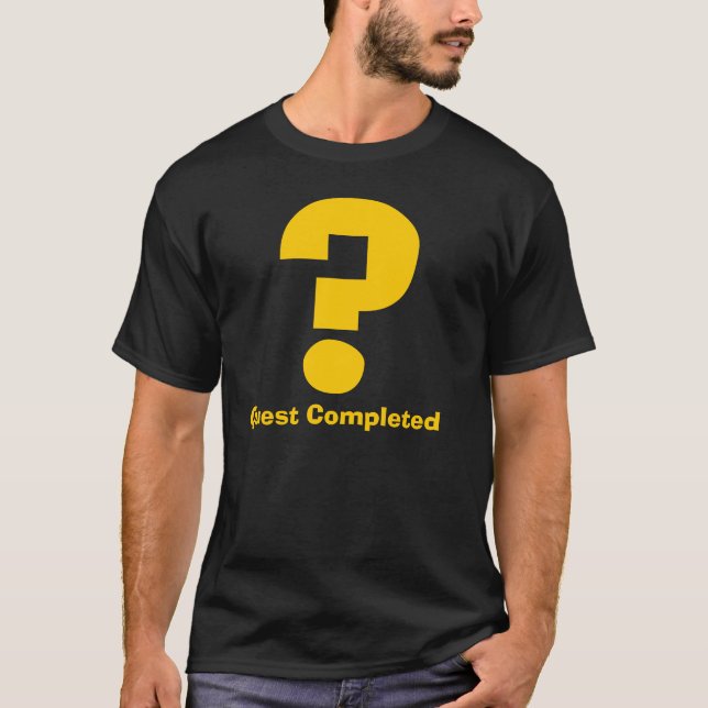 Camiseta ? , Procura terminada (Frente)