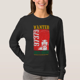 Camiseta Procurada Assata Inspiradora Mês da História Negra