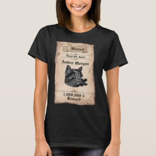 Camiseta Procurado: Amber Morgan - Gata Fora da Lei do Selv
