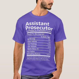 Camiseta Procurador-Assistente De Fa Nutricional E Inegável