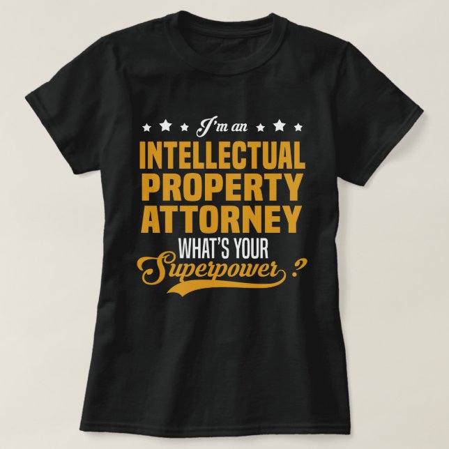 Camiseta Procurador de Propriedade Intelectual (Frente do Design)
