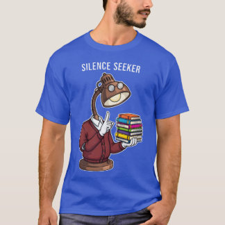 Camiseta Procurador de Silêncio Lâmpada Estudioso Menino Bi