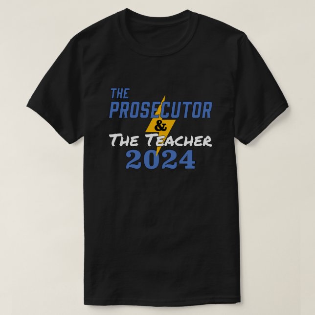 Camiseta Procurador e professor Harris Walz 2024 (Frente do Design)