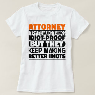 Camiseta Procurador Eu Tento Fazer Coisas Engraçadas