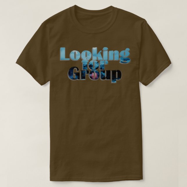 Camiseta Procurando Grupo (Frente do Design)