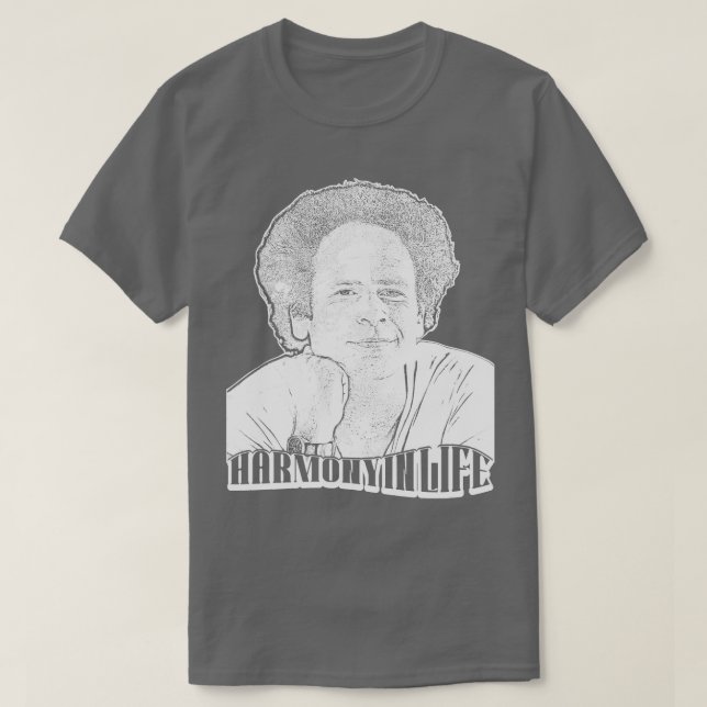Camiseta Procurando harmonia na vida de Garfunkel 60s 70s M (Frente do Design)